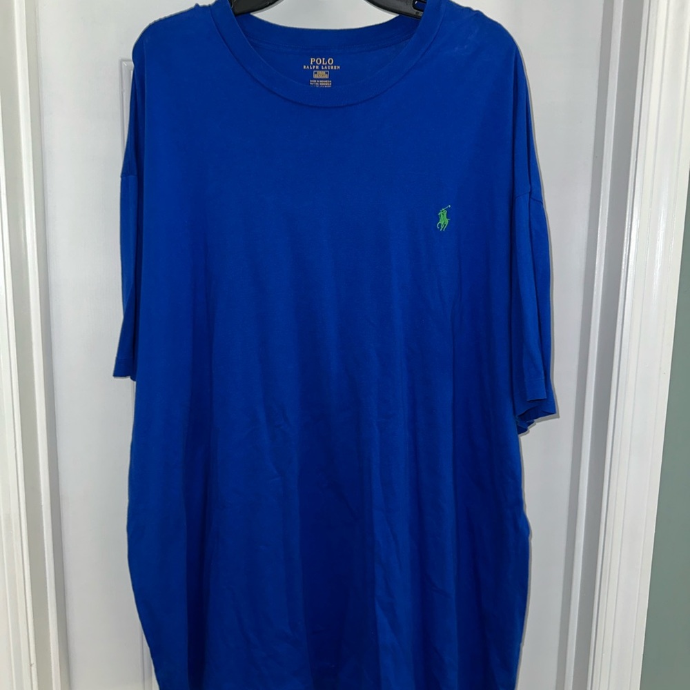 Polo by Ralph Lauren Men's Blue T-Shirt